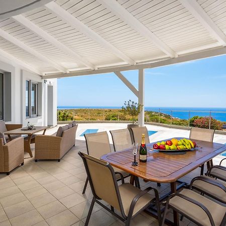 Villa Zafira - Seaview Manor With Heated Pool Kallithea  Exterior photo