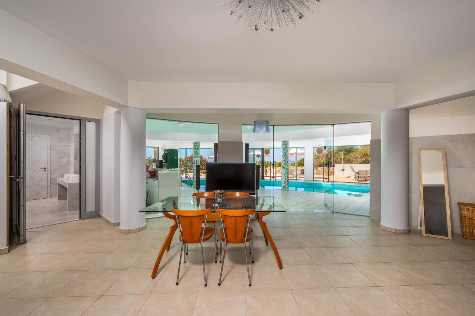 Villa Zafira - Seaview Manor With Heated Pool Kallithea  Exterior photo