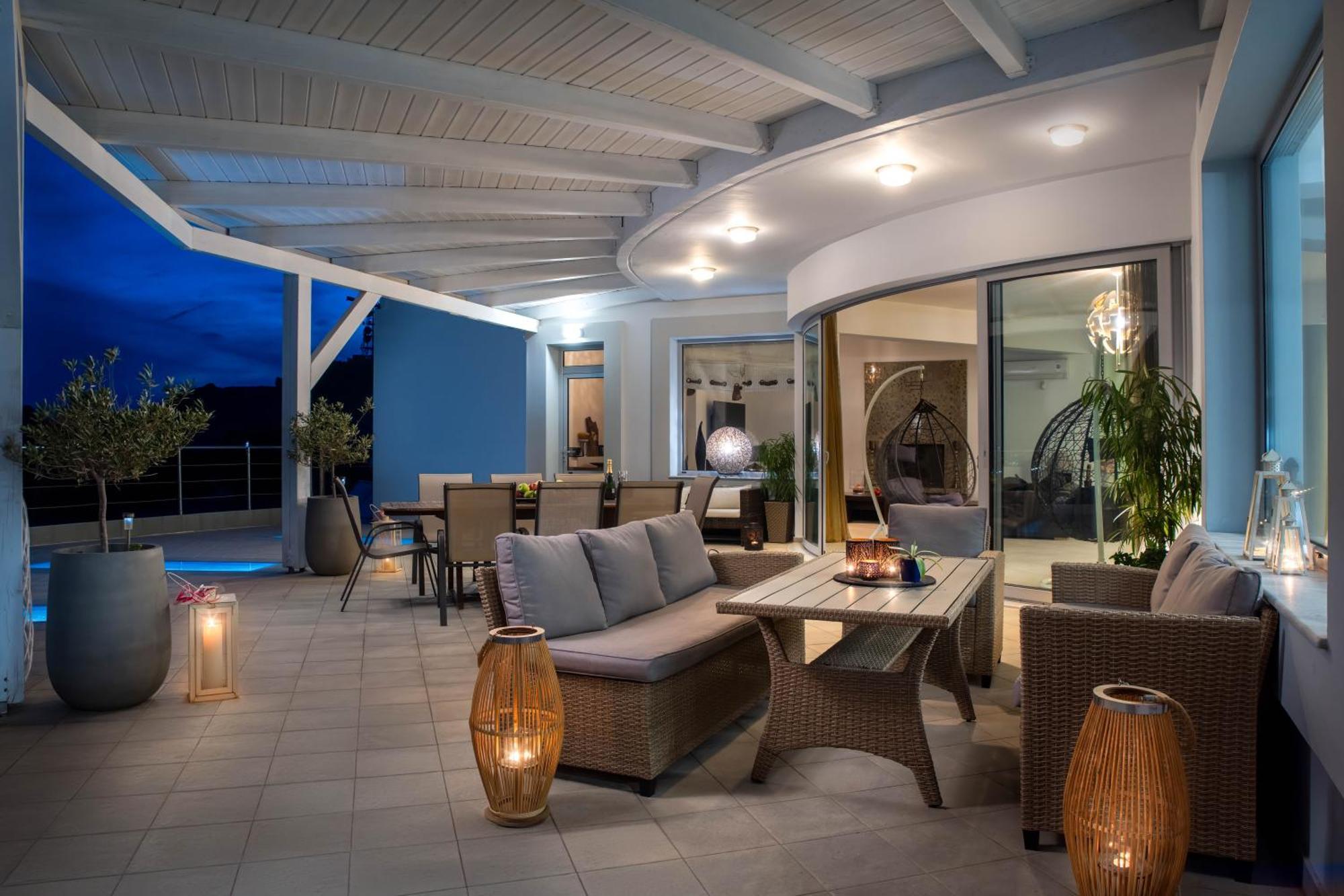 Villa Zafira - Seaview Manor With Heated Pool Kallithea  Exterior photo