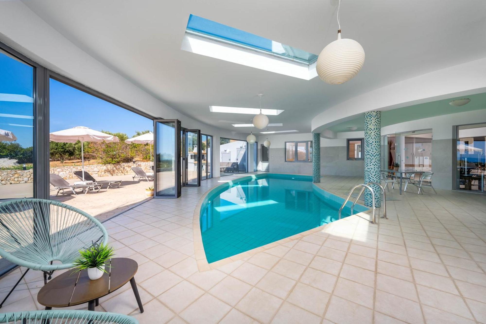 Villa Zafira - Seaview Manor With Heated Pool Kallithea  Exterior photo