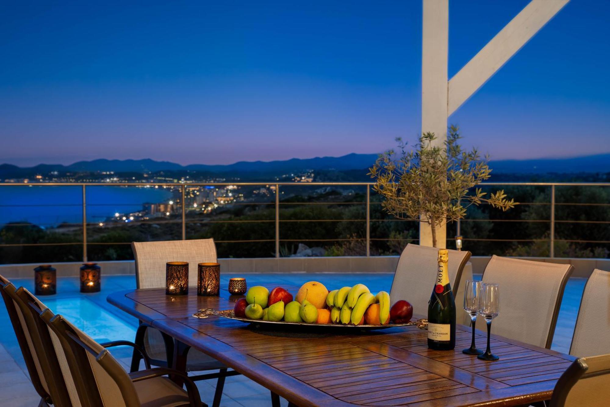Villa Zafira - Seaview Manor With Heated Pool Kallithea  Exterior photo