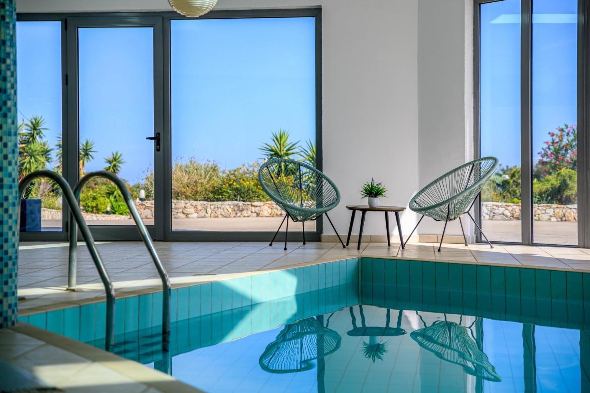 Villa Zafira - Seaview Manor With Heated Pool Kallithea  Exterior photo