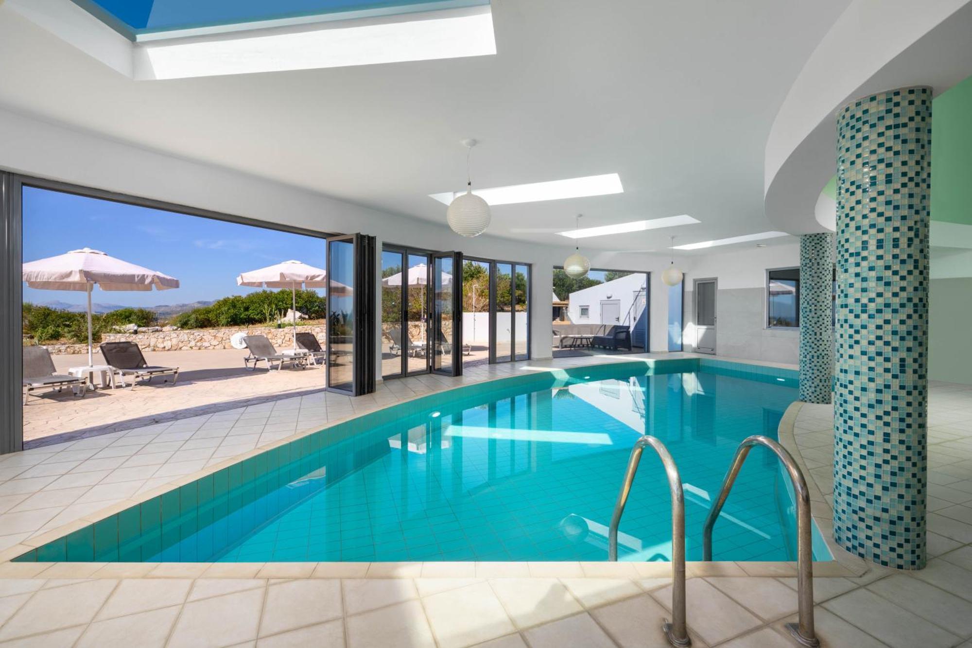 Villa Zafira - Seaview Manor With Heated Pool Kallithea  Exterior photo